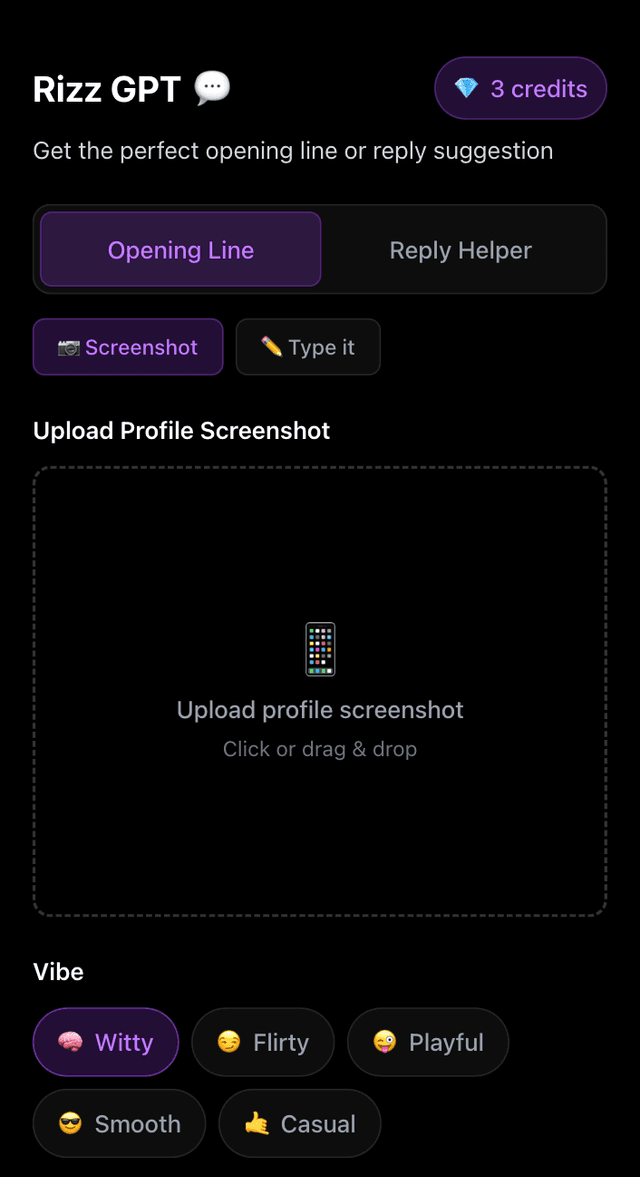 Rizz GPT - AI wingman for dating conversations